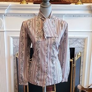 Vintage Paisley Blouse